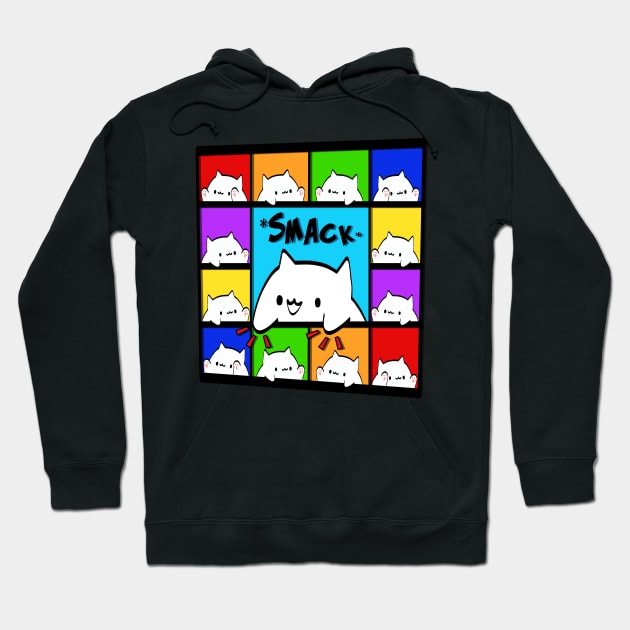 Bongo Cat Hoodie by rachybattlebot